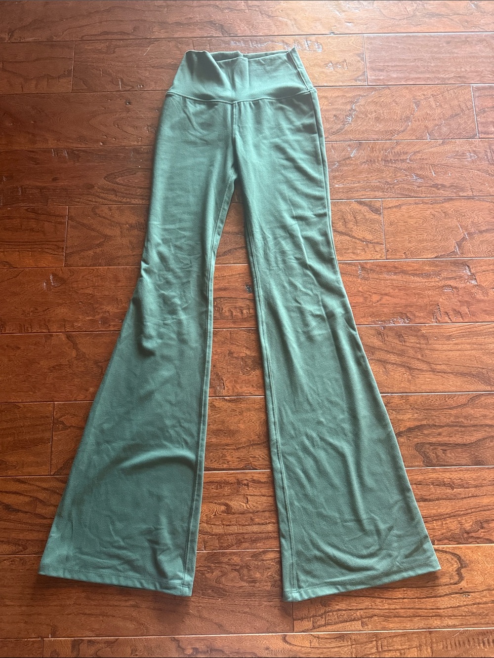 Wild Fable Women’s Flared Leggings in Sage Green - Comfortable Stretch